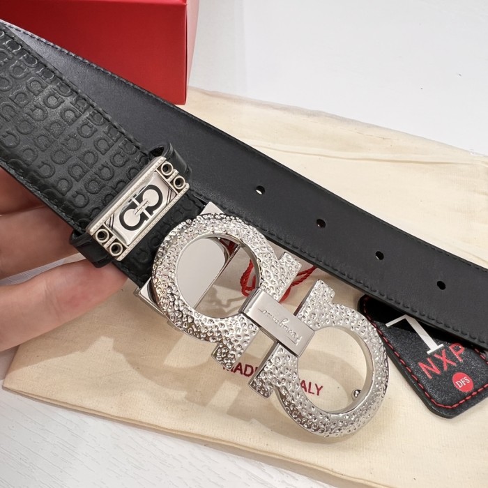 Streetwear Belt Ferragamo 319661 size:3.5cm