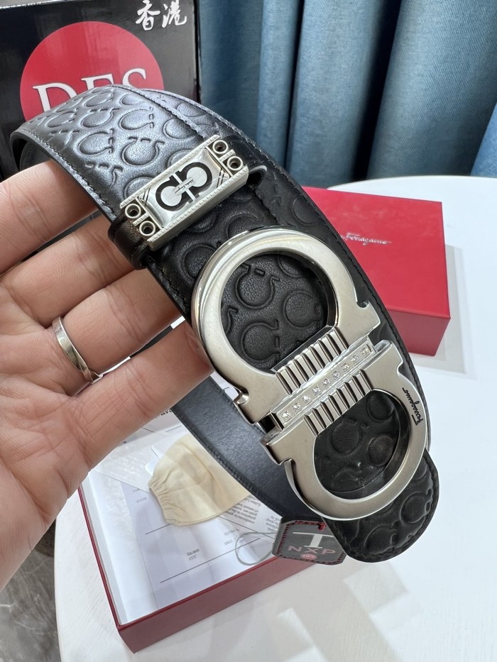 Streetwear Belt Ferragamo 319646 size:3.5cm