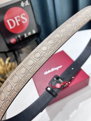 Streetwear Belt Ferragamo 319554 size:3.5cm