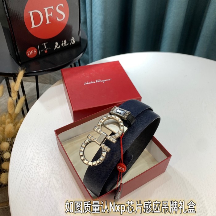 Streetwear Belt Ferragamo 319445 size:3.5cm