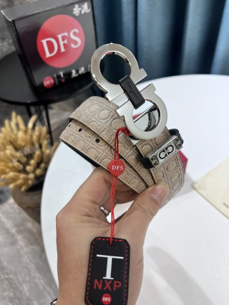 Streetwear Belt Ferragamo 319554 size:3.5cm