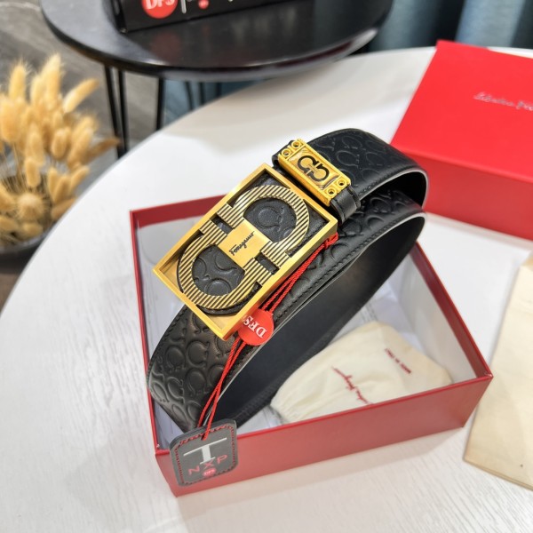 Streetwear Belt Ferragamo 319733 size:3.5cm