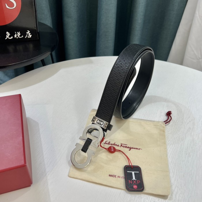 Streetwear Belt Ferragamo 319633 size:3.5cm