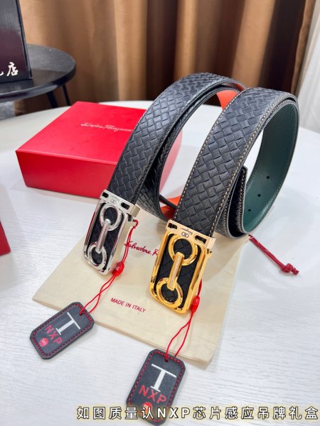 Streetwear Belt Ferragamo 319767 size:3.5cm