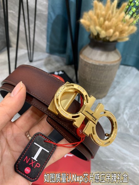 Streetwear Belt Ferragamo 319778 size:3.5cm