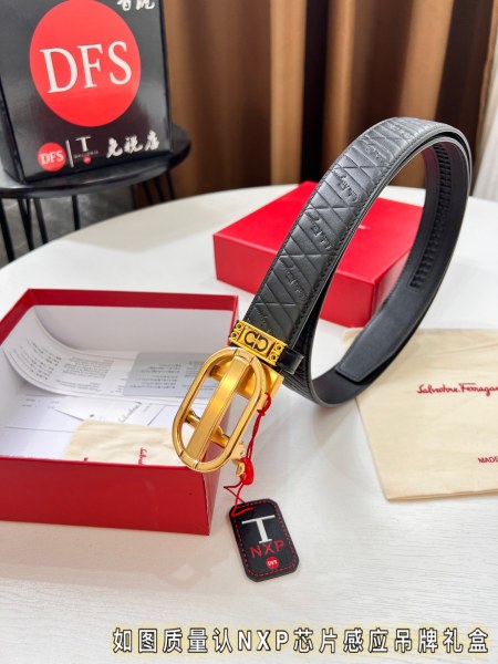 Streetwear Belt Ferragamo 319711 size:3.5cm