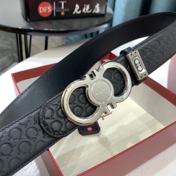 Streetwear Belt Ferragamo 319738 size:3.5cm