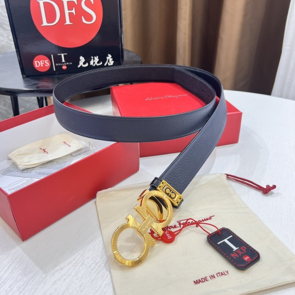 Streetwear Belt Ferragamo 319718 size:3.5cm