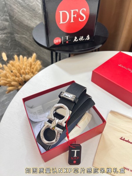 Streetwear Belt Ferragamo 319742 size:3.5cm