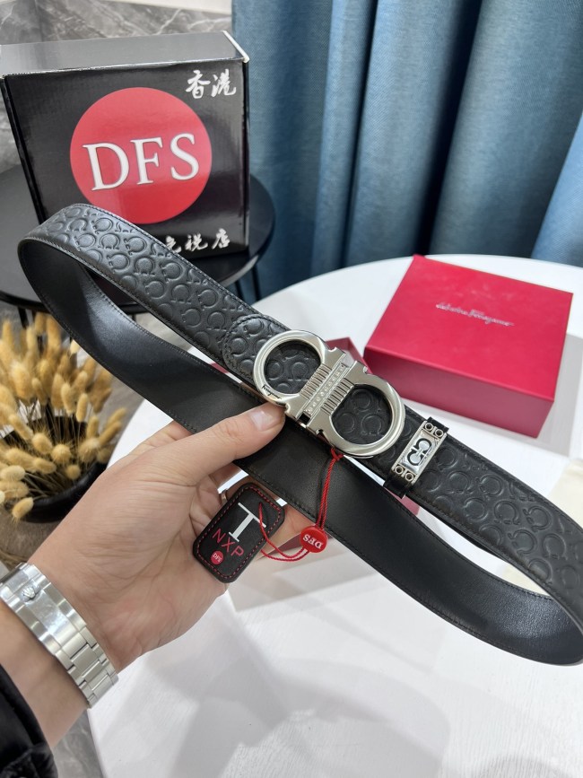 Streetwear Belt Ferragamo 319646 size:3.5cm