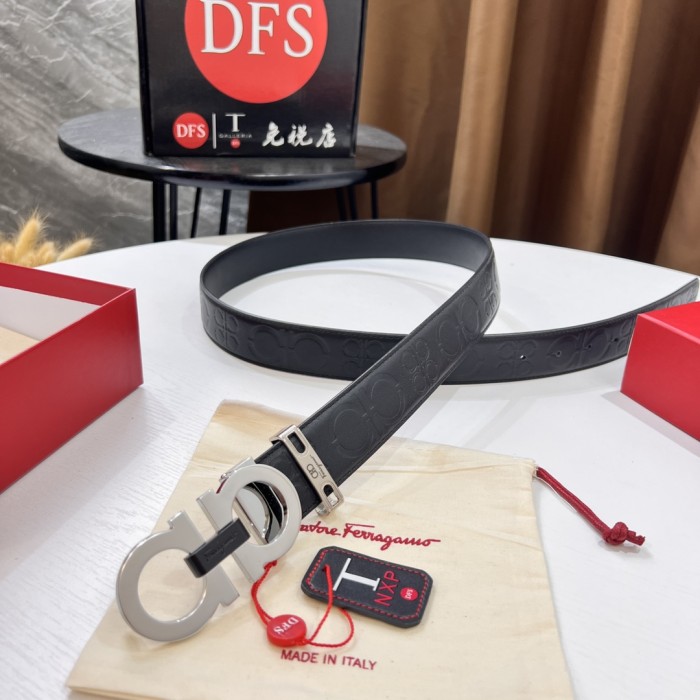 Streetwear Belt Ferragamo 319804 size:3.5cm