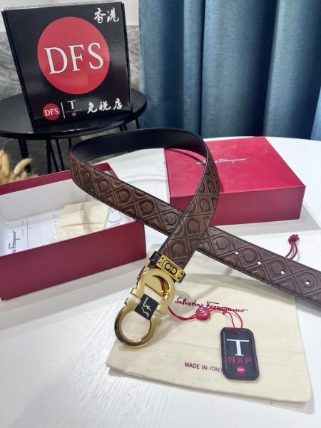 Streetwear Belt Ferragamo 319551 size:3.5cm