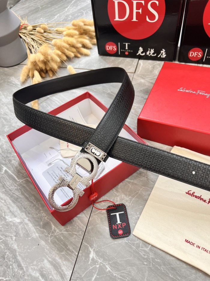 Streetwear Belt Ferragamo 319858 size:3.5cm