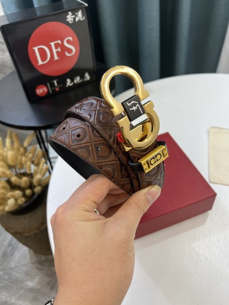 Streetwear Belt Ferragamo 319575 size:3.5cm