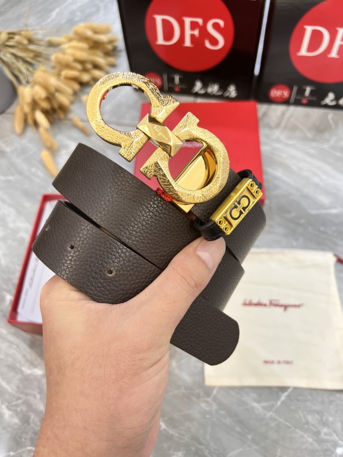 Streetwear Belt Ferragamo 319845 size:3.5cm