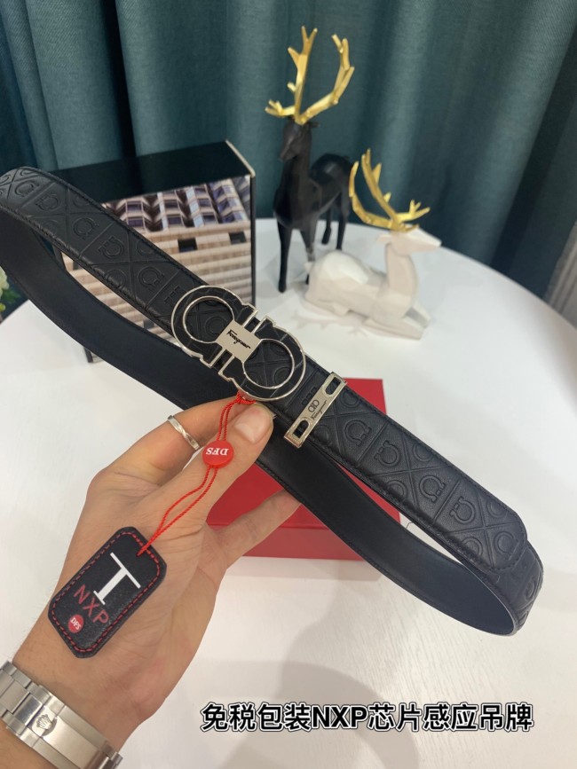 Streetwear Belt Ferragamo 319526 size:3.5cm