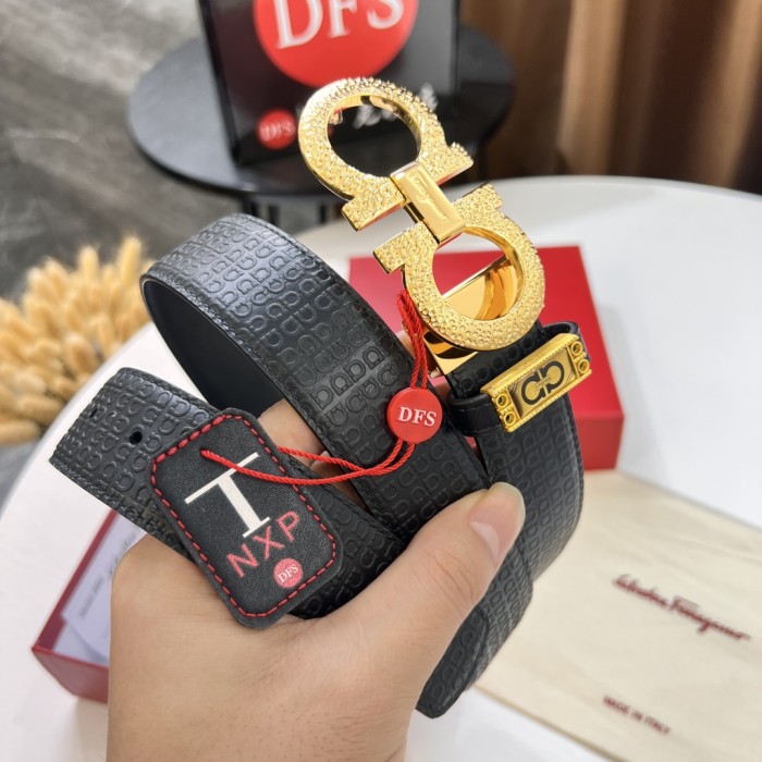 Streetwear Belt Ferragamo 319662 size:3.5cm