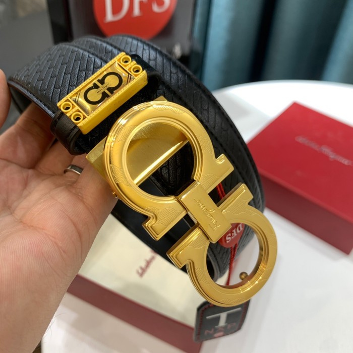Streetwear Belt Ferragamo 319457 size:3.5cm