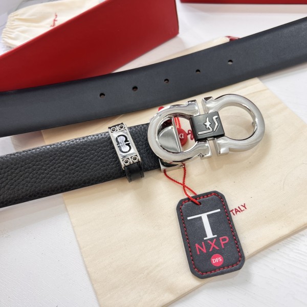 Streetwear Belt Ferragamo 319684 size:3.5cm