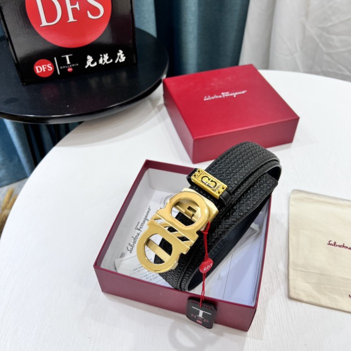 Streetwear Belt Ferragamo 319563 size:3.5cm