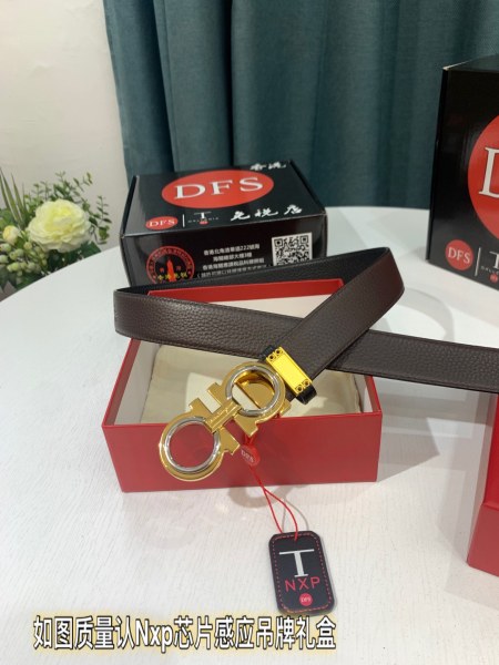 Streetwear Belt Ferragamo 319523 size:3.5cm