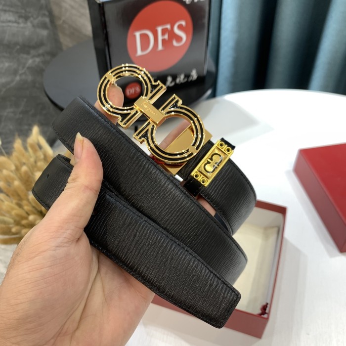 Streetwear Belt Ferragamo 319584 size:3.5cm