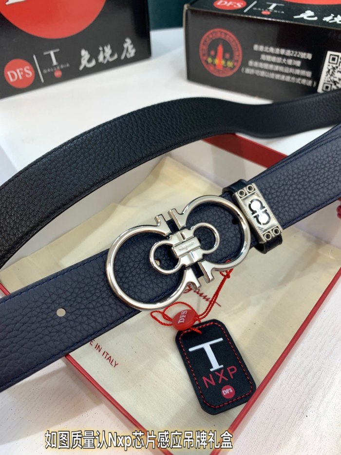 Streetwear Belt Ferragamo 319472 size:3.5cm