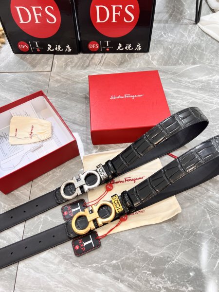 Streetwear Belt Ferragamo 319850 size:3.5cm