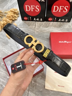 Streetwear Belt Ferragamo 319850 size:3.5cm