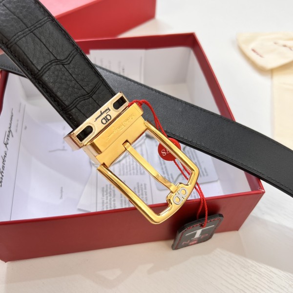 Streetwear Belt Ferragamo 319707 size:3.5cm