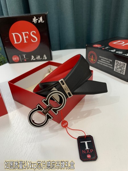 Streetwear Belt Ferragamo 319486 size:3.5cm