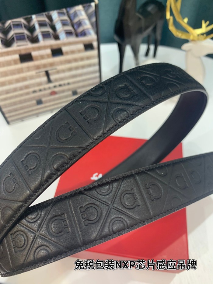 Streetwear Belt Ferragamo 319526 size:3.5cm