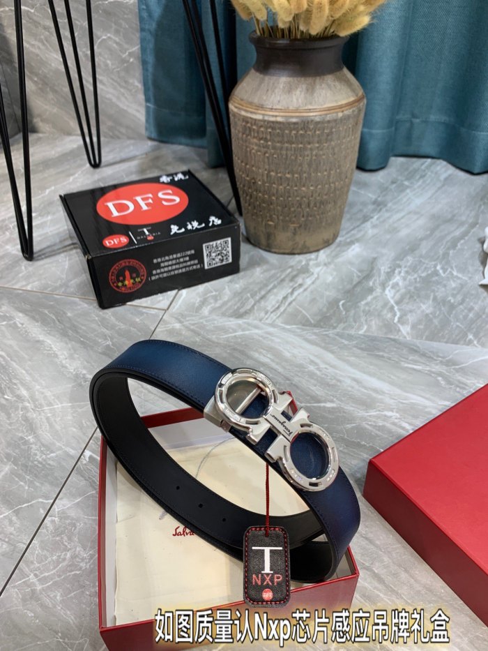 Streetwear Belt Ferragamo 319777 size:3.5cm