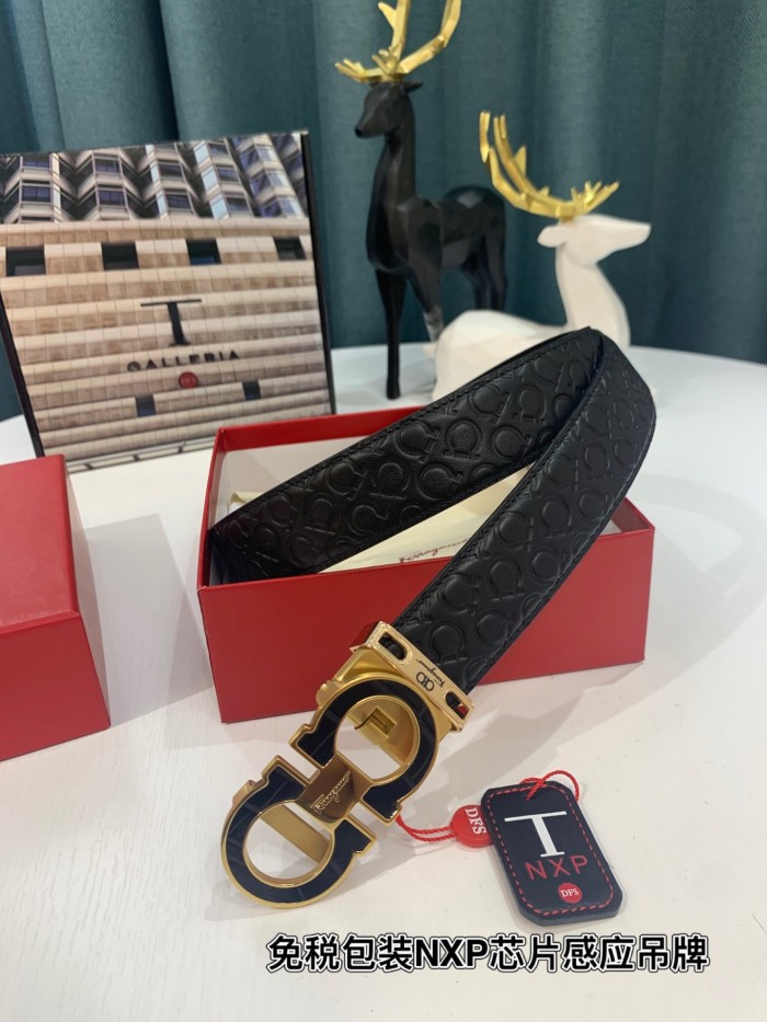 Streetwear Belt Ferragamo 319527 size:3.5cm