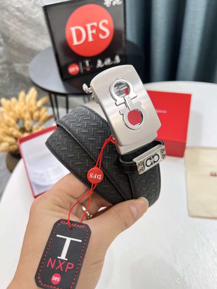 Streetwear Belt Ferragamo 319676 size:3.5cm