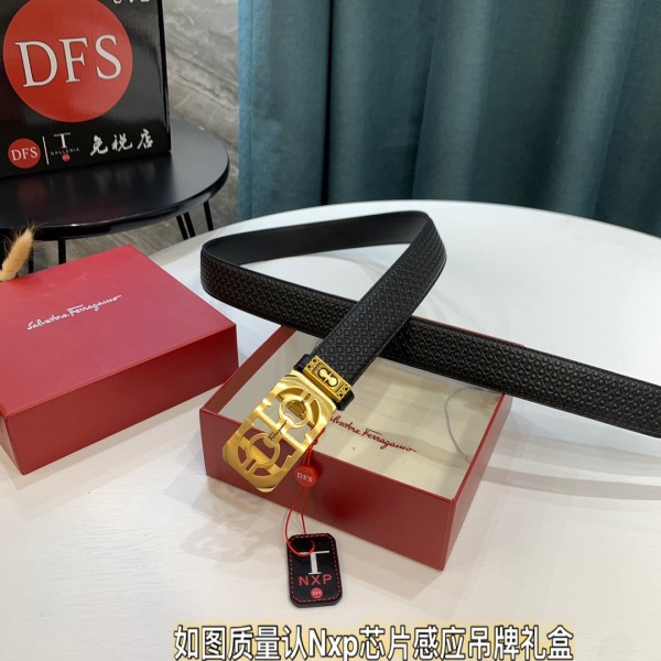 Streetwear Belt Ferragamo 319759 size:3.5cm
