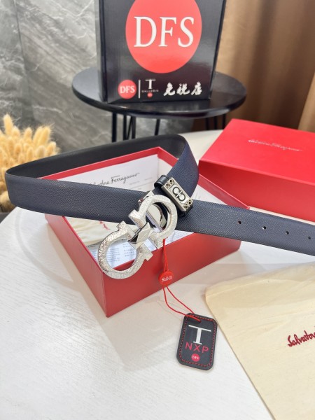 Streetwear Belt Ferragamo 319690 size:3.5cm