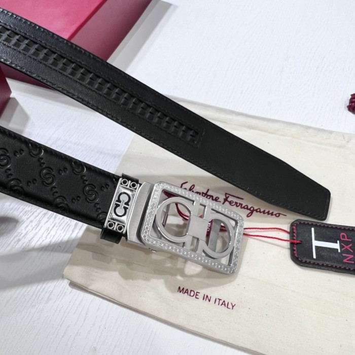 Streetwear Belt Ferragamo 319629 size:3.5cm