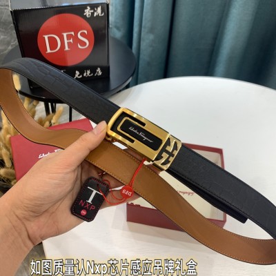 Streetwear Belt Ferragamo 319510 size:3.5cm