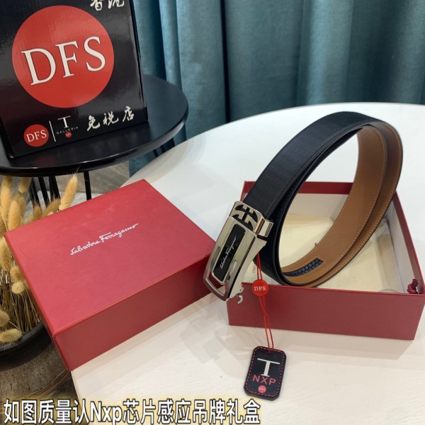Streetwear Belt Ferragamo 319509 size:3.5cm