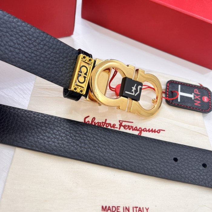 Streetwear Belt Ferragamo 319683 size:3.5cm