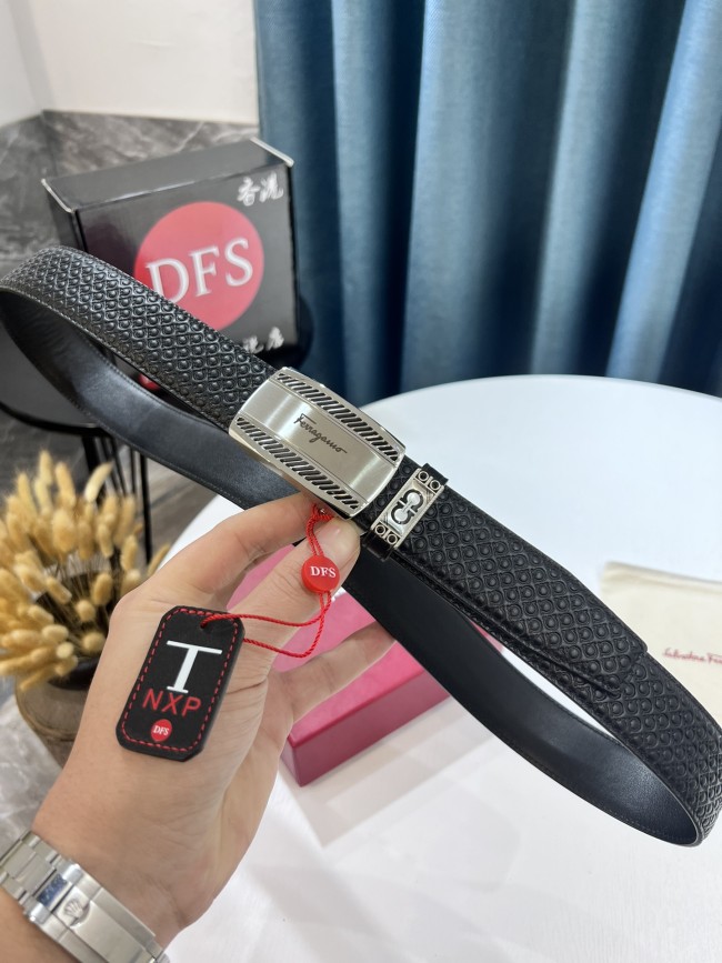 Streetwear Belt Ferragamo 319649 size:3.5cm