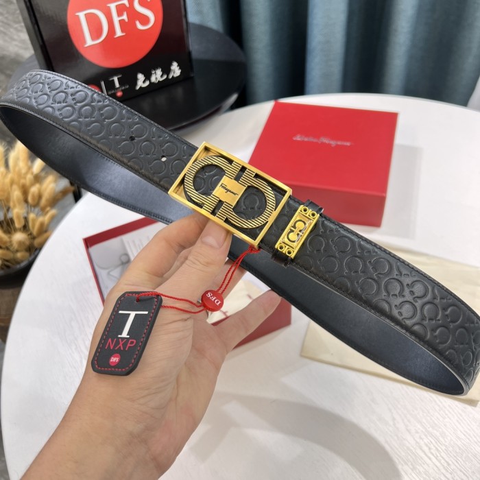 Streetwear Belt Ferragamo 319733 size:3.5cm