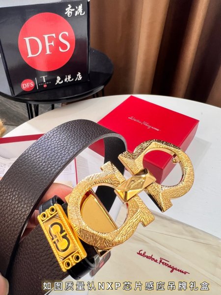 Streetwear Belt Ferragamo 319743 size:3.5cm