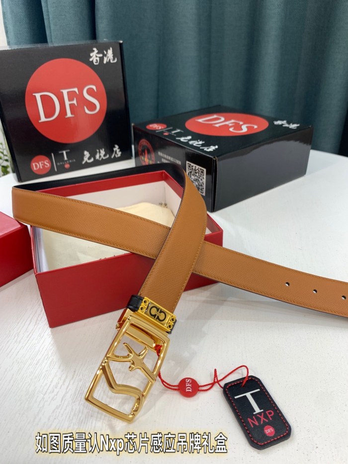 Streetwear Belt Ferragamo 319622 size:3.5cm