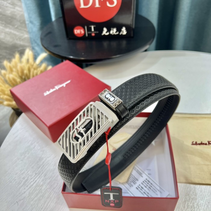 Streetwear Belt Ferragamo 319568 size:3.5cm