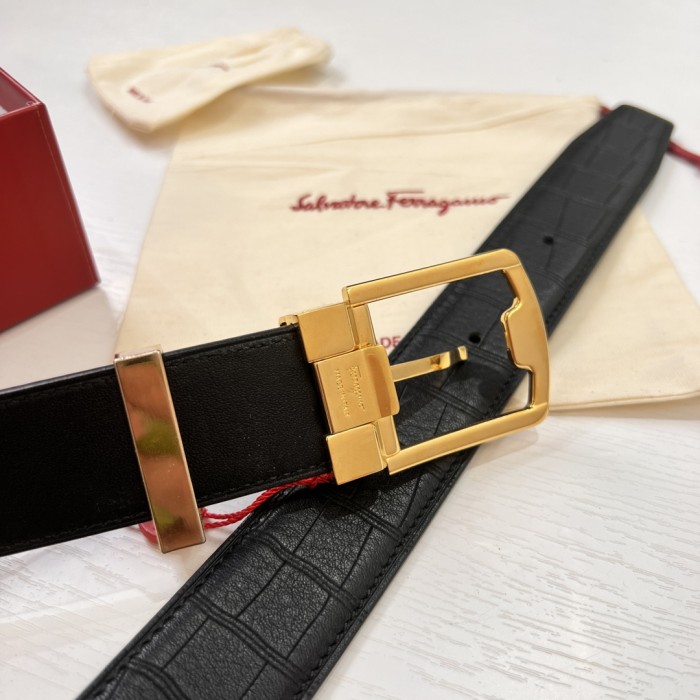 Streetwear Belt Ferragamo 319707 size:3.5cm