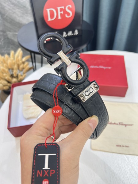 Streetwear Belt Ferragamo 319579 size:3.5cm