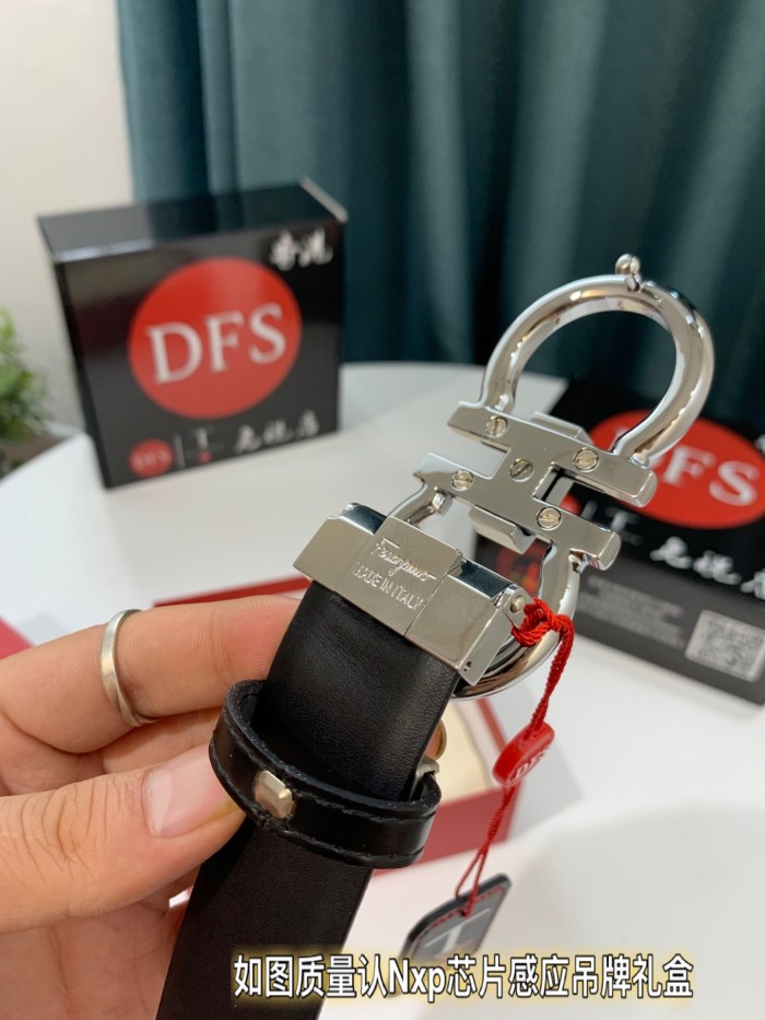 Streetwear Belt Ferragamo 319505 size:3.5cm