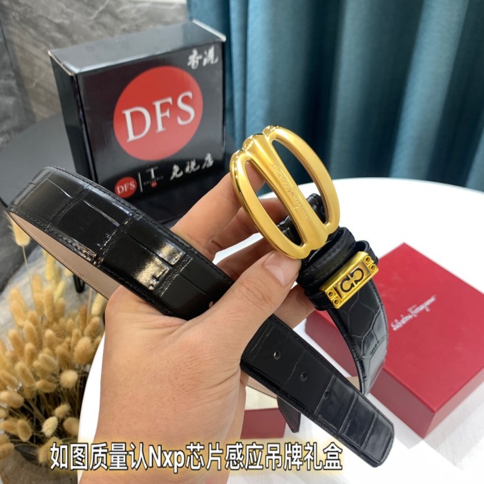 Streetwear Belt Ferragamo 319449 size:3.5cm